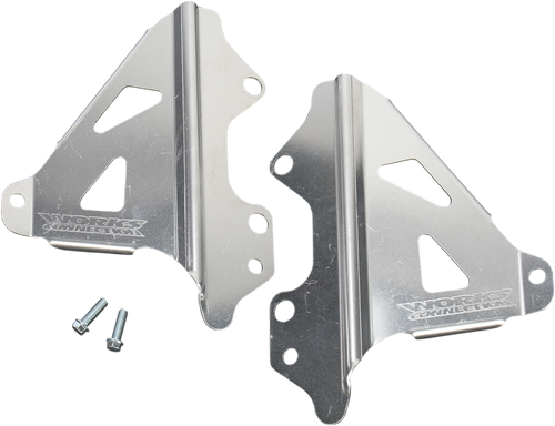 Radiator Brace Set - Silver - Honda - Lutzka's Garage