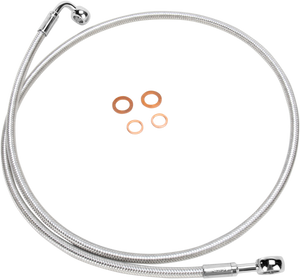 Brake Line - 180/90° - 50" - Polished Stainless