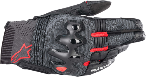 Morph Sport Gloves - Black/Bright Red - Small - Lutzka's Garage