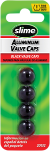 Valve Stem Caps - Black - 4 Pack - Lutzka's Garage