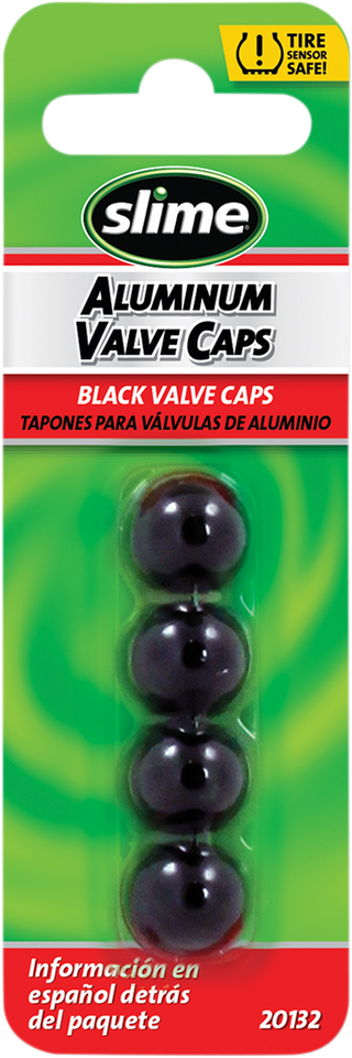 Valve Stem Caps - Black - 4 Pack - Lutzka's Garage