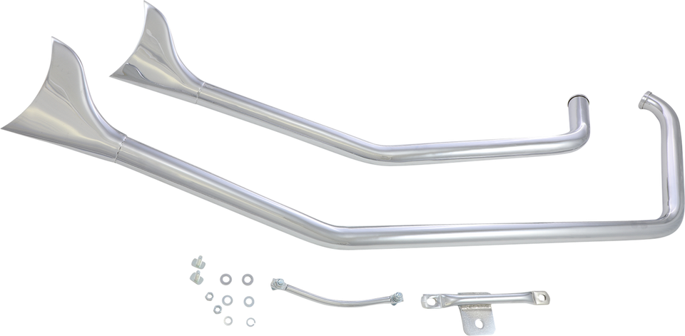 1-3/4" Upsweep Fishtail Drag Pipes