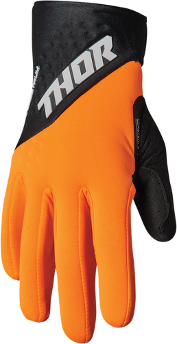 Spectrum Cold Weather Gloves - Orange/Black - XS - Lutzka's Garage