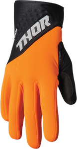 Spectrum Cold Weather Gloves - Orange/Black - XS - Lutzka's Garage