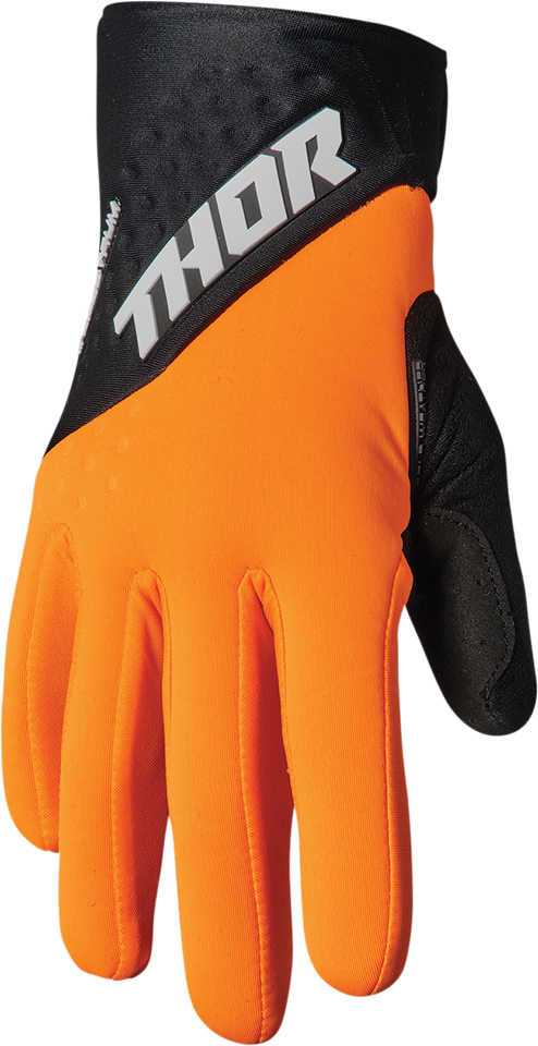 Spectrum Cold Weather Gloves - Orange/Black - XS - Lutzka's Garage