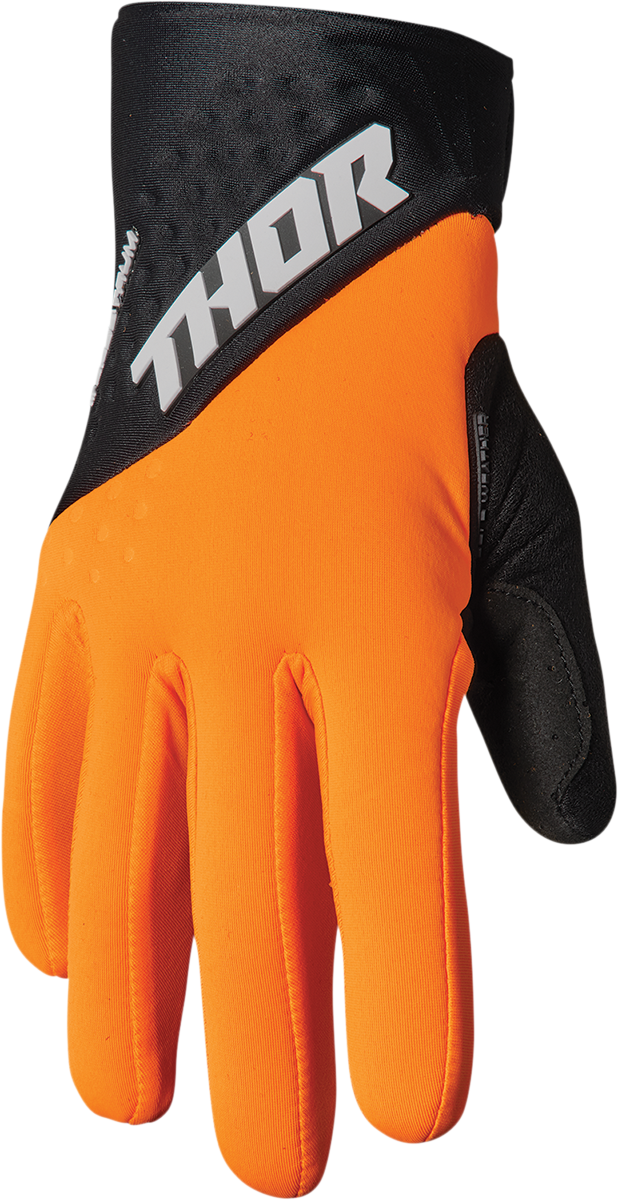 Spectrum Cold Weather Gloves - Orange/Black - XS - Lutzka's Garage