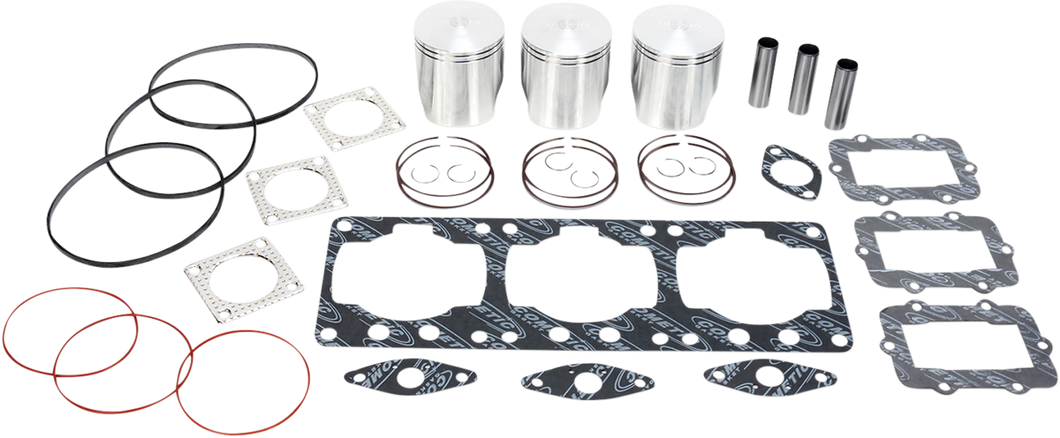 Piston Kit with Gaskets - 69.75 mm - 699 Engine Type - Ski-Doo