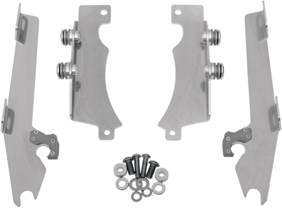 Batwing Trigger Lock Mounting Kit - V Star - Polished