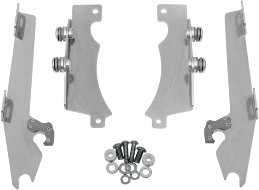 Batwing Trigger Lock Mounting Kit - V Star - Polished