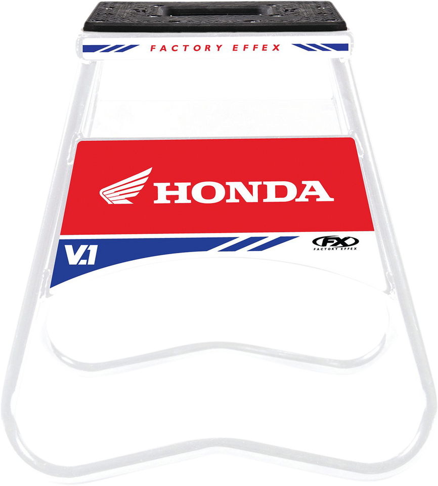 Bike Stand - V.1 - Honda - White/Red - Lutzka's Garage