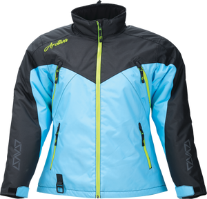 Womens Pivot 7 Jacket - Black/Light Blue - XL - Lutzka's Garage