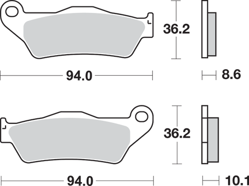 LS Brake Pads - Yamaha - 742LS