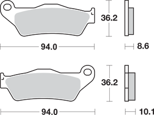 LS Brake Pads - Yamaha - 742LS