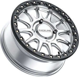 Wheel - Alpha - Front/Rear - Hyper Silver/with Black Ring - 17x7 - 4/156 - +25 mm