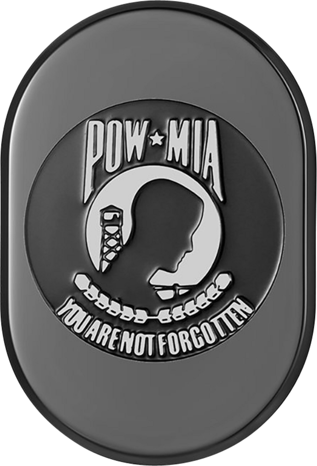 Antenna Cover - Left Rear Fender - POW-MIA - Black - Lutzka's Garage