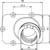 Carburetor Mounting Flange - Ski-Doo