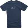 Ageless Rake T-Shirt - Navy - Medium - Lutzka's Garage