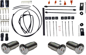 Lightning Bolts Kit - Run/Brake/Turn - Chrome - Lutzka's Garage