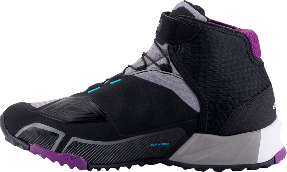 Stella CR-X Drystar® Shoes - Black/Gray/Teal/Purple - US 9.5