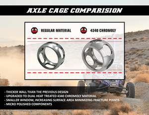 Axle - Complete - Heavy-Duty - Front Left - Kawasaki Brute Force