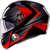 K3 Helmet - Striga - Black/Gray/Red - Small - Lutzka's Garage