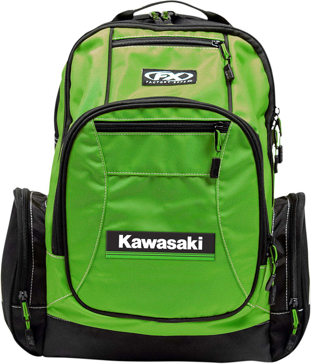 Kawasaki Premium Backpack - Green - Lutzka's Garage