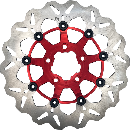 Brake Rotor - Front - Red - Lutzka's Garage