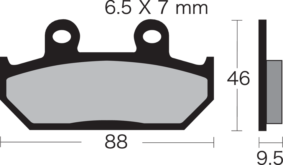 Semi-Metallic Brake Pads