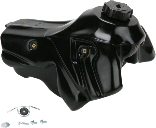 Large-Capacity Gas Tank - Black - Honda - 3.2 Gallon - Lutzka's Garage