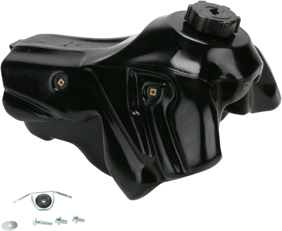 Large-Capacity Gas Tank - Black - Honda - 3.2 Gallon - Lutzka's Garage