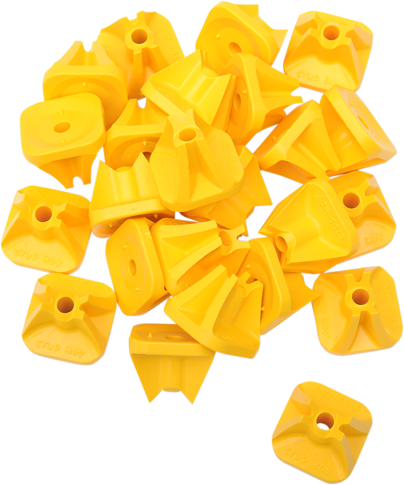 Single Backer Plates - Yellow - 96 Pack - Lutzka's Garage