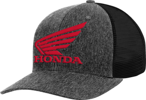 Honda Trucker Hat - Charcoal/Red - Lutzka's Garage