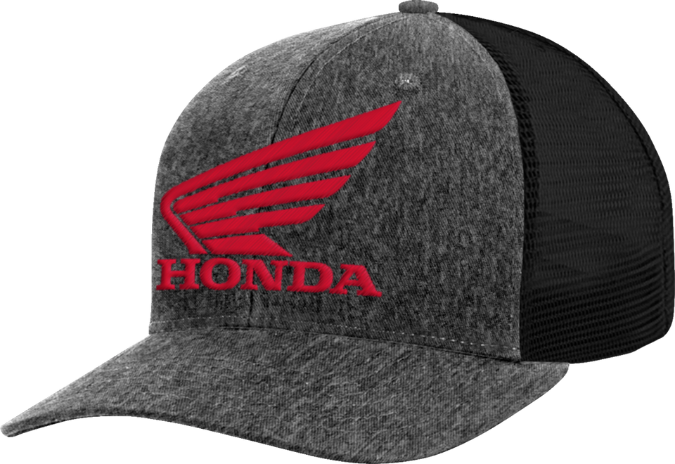 Honda Trucker Hat - Charcoal/Red - Lutzka's Garage