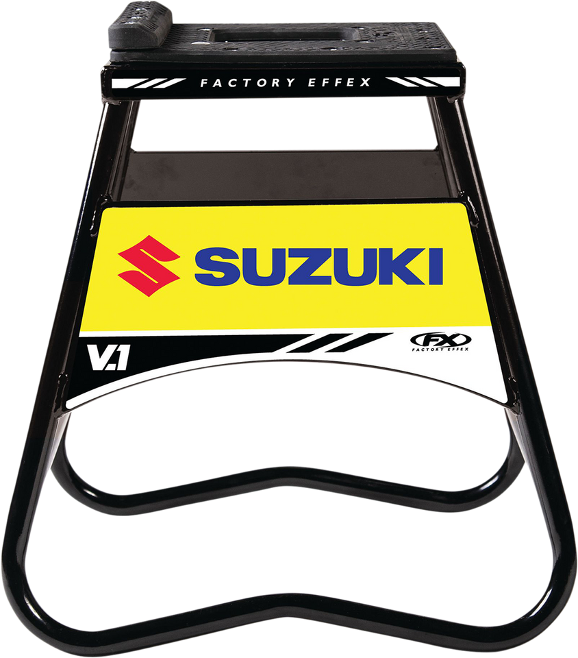 Bike Stand - V.1 - Suzuki - Black/Yellow - Lutzka's Garage