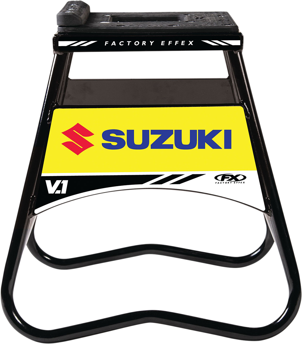 Bike Stand - V.1 - Suzuki - Black/Yellow - Lutzka's Garage