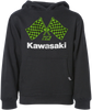 Youth Kawasaki Finishline Hoodie - Black - Small - Lutzka's Garage