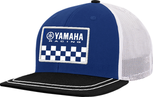 Yamaha Racing Hat - Flat Bill - Black/Blue - Lutzka's Garage