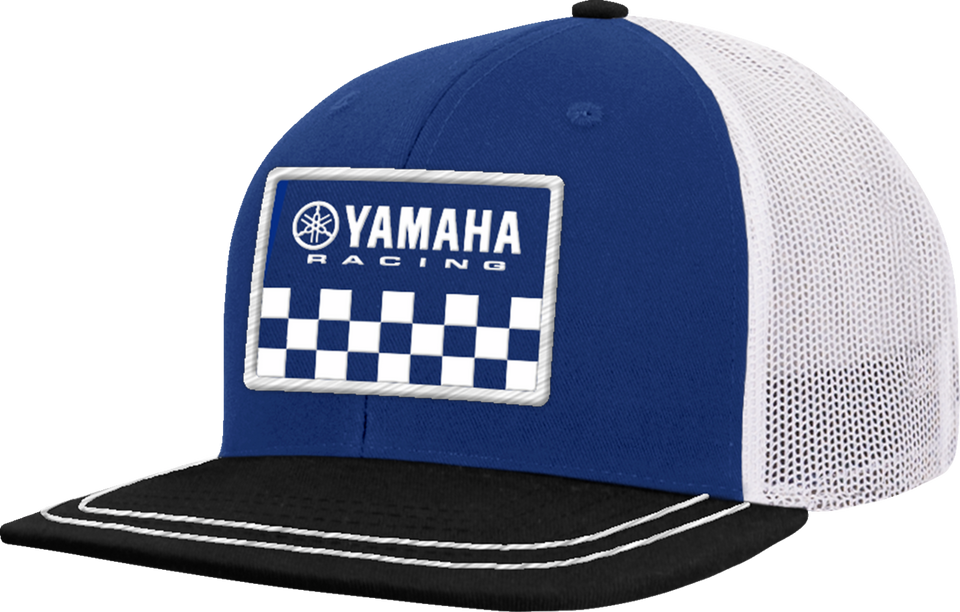 Yamaha Racing Hat - Flat Bill - Black/Blue - Lutzka's Garage