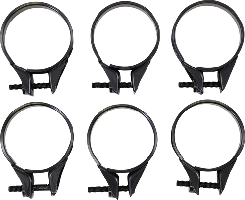 Carburetor Clamps - 35-38 mm - 6-Pack