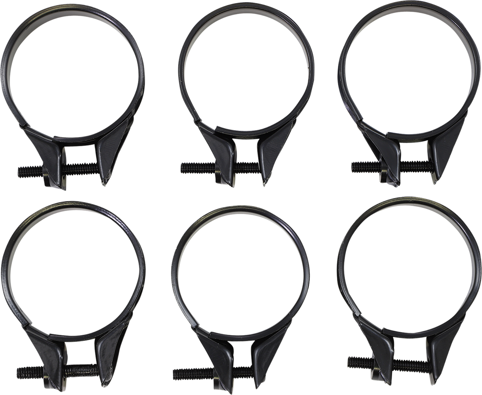 Carburetor Clamps - 35-38 mm - 6-Pack