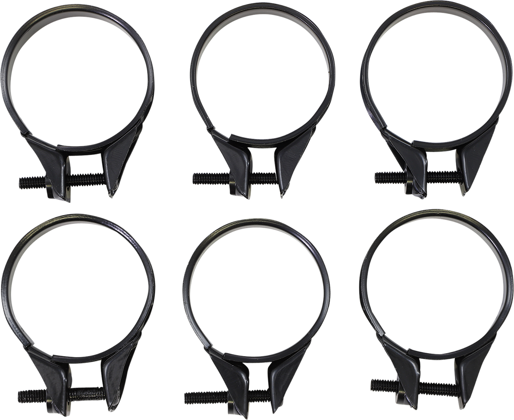 Carburetor Clamps - 35-38 mm - 6-Pack