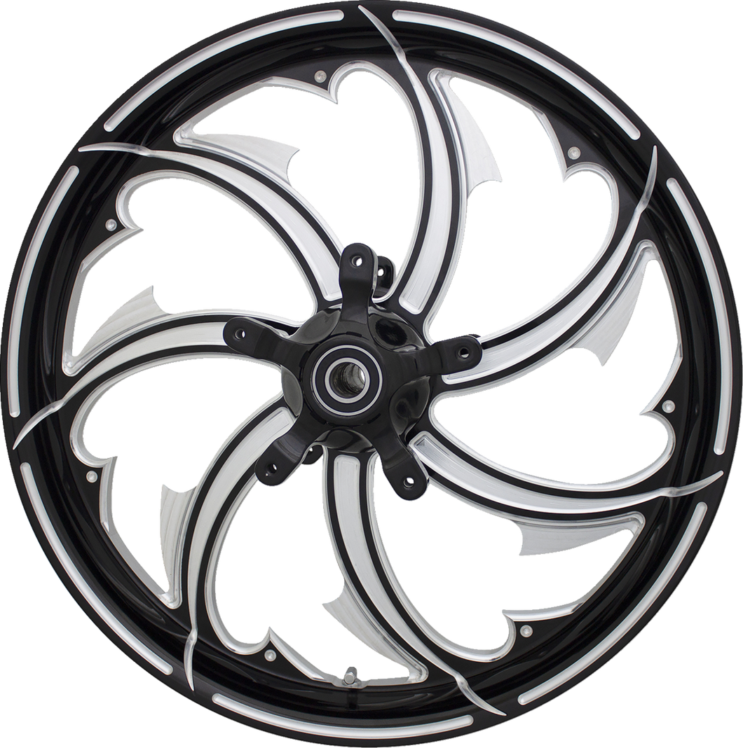 Wheel - Fury - Rear - Single Disc/with ABS - Black Cut - 18x5.5 - FL - Lutzka's Garage