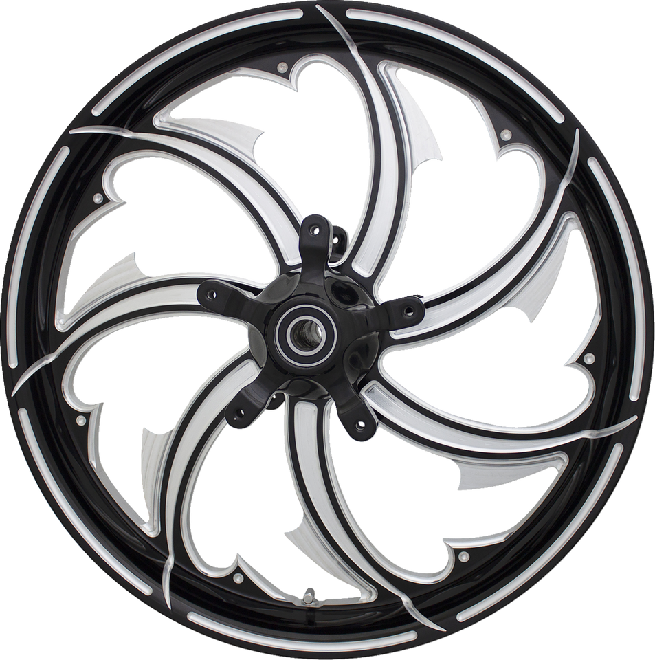 Wheel - Fury - Rear - Single Disc/with ABS - Black Cut - 16x5.5 - FL - Lutzka's Garage