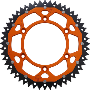 Dual Sprocket - Orange - 52 Tooth - Lutzka's Garage