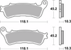 Sintered Brake Pads - Rear