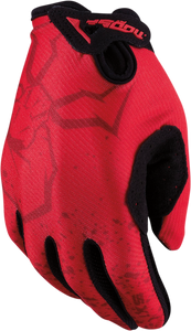 Youth SX1™ Gloves - Red - Large - Lutzka's Garage