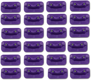 Double Backer Plates - Purple - For Single Ply - 24 Pack - Lutzka's Garage