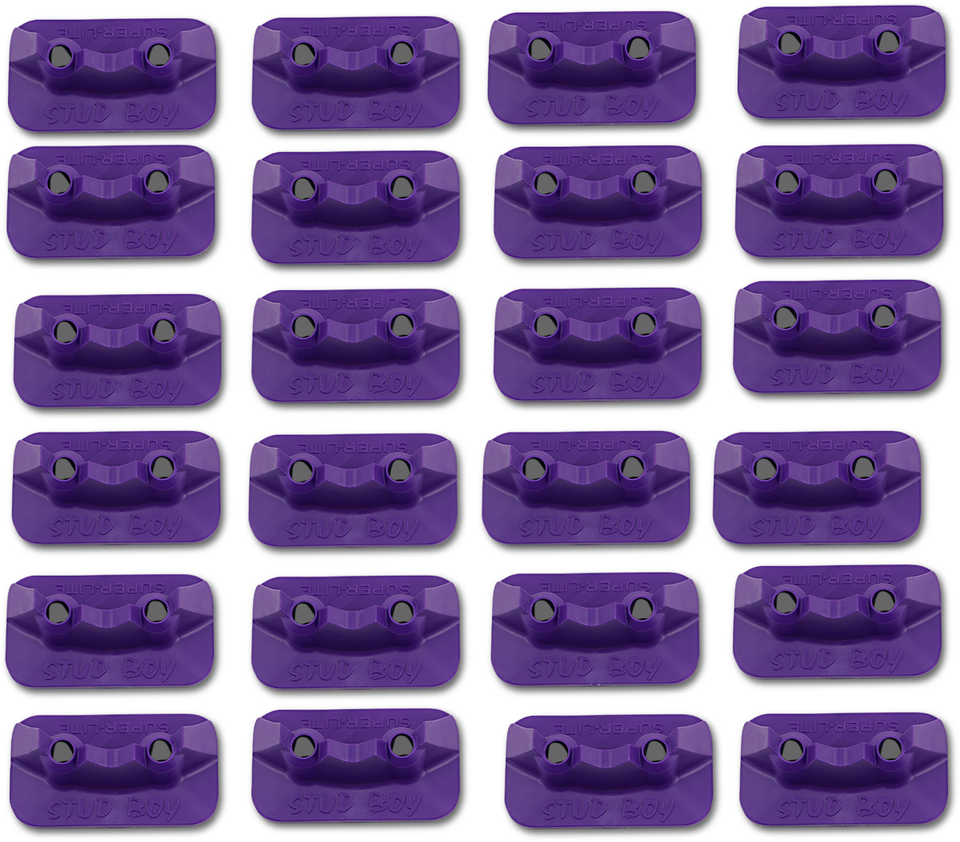 Double Backer Plates - Purple - For Single Ply - 24 Pack - Lutzka's Garage