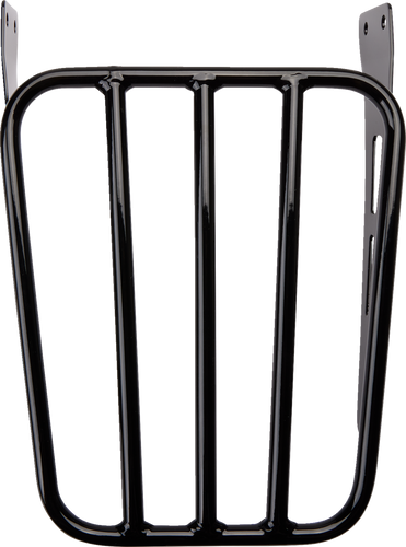 Sissy Bar Luggage Rack - Black - Tubular - Lutzka's Garage