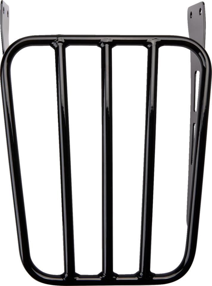 Sissy Bar Luggage Rack - Black - Tubular - Lutzka's Garage